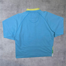 Load image into Gallery viewer, Vintage Dash Bold Colour Block Embroidered Fish 1/4 Zip Pullover Sweatshirt
