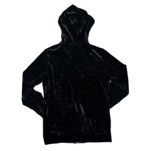 Load image into Gallery viewer, JULIA BOUTIQUE Y2K Classic Basic Essential Velvet Velour Zip Hooded Tracksuit Top
