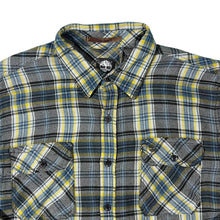 Load image into Gallery viewer, Timberland Multi Plaid Check Long Sleeve Acrylic Wool Flannel Shirt
