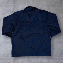Load image into Gallery viewer, Early 00&#39;s Reebok Mini Patch Logo Navy Blue Windbreaker Track Jacket
