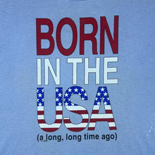 Load image into Gallery viewer, Vintage Jerzees (1992) BORN IN THE USA Novelty Graphic Single Stitch T-Shirt
