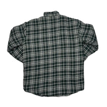 Load image into Gallery viewer, Vintage PLANAM Lumberjack Plaid Check Thick Sherpa Teddy Fleece Lined Flannel Over Shirt
