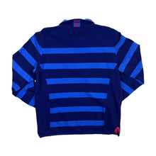 Load image into Gallery viewer, JOULES Colour Block Striped Embroidered Mini Logo 1/4 Zip Pullover Sweatshirt
