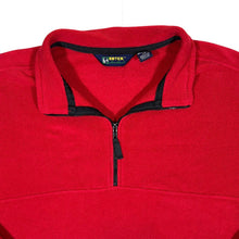 Load image into Gallery viewer, Vintage EBTEK Eddie Bauer Classic Red 1/4 Zip Fleece Sweatshirt
