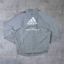 Load image into Gallery viewer, Adidas “Boston Marathon 2008” Three Stripe Sponsor Graphic Windbreaker Track Jacket
