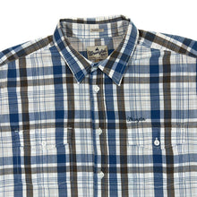 Load image into Gallery viewer, Vintage WRANGLER Western Cowboy Plaid Check Short Sleeve Cotton Shirt
