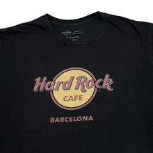 Load image into Gallery viewer, HARD ROCK CAFE &quot;Barcelona&quot; Souvenir Logo Spellout Graphic T-Shirt
