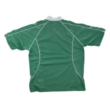 Load image into Gallery viewer, Lansdowne Rugby IRELAND Embroidered Crest Logo Heavy Cotton Green Rugby Shirt
