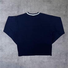 Load image into Gallery viewer, Vintage 90's Dynasty NFL Chicago Bears Football Navy Blue Button Sweatshirt
