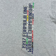 Load image into Gallery viewer, Vintage 1997 FORMULA ONE WORLD CHAMPIONSHIP F1 Motorsports Racing Souvenir Graphic T-Shirt

