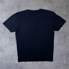 Load image into Gallery viewer, Botsaur (1993) Baby Dinosaur Nappy Diaper Spellout Graphic Black T-Shirt
