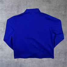 Load image into Gallery viewer, Early 00's Klasik French Chore Worker Style Blue Button Cotton Jacket
