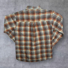 Load image into Gallery viewer, Vintage Levi&#39;s Red Tab Western Style Plaid Check Long Sleeve Button-Up Flannel Shirt

