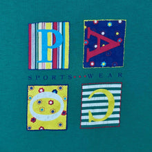 Load image into Gallery viewer, Vintage Paco Sportswear Turquoise Spellout Graphic Short Sleeve T-Shirt
