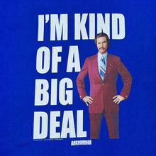 Load image into Gallery viewer, ANCHORMAN &quot;I&#39;m Kind Of A Big Deal&quot; Will Ferrel Comedy Movie Spellout Graphic T-Shirt
