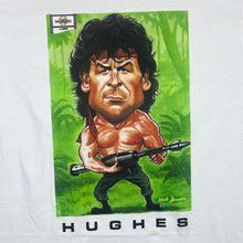 Load image into Gallery viewer, Vintage 90&#39;s Screen Stars MARK HUGHES &quot;As Rambo&quot; Football Caricature Graphic Single Stitch T-Shirt
