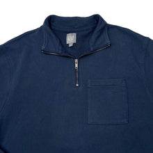 Load image into Gallery viewer, Early 00&#39;s GAP Classic Basic Essential Pocket 1/4 Zip Pullover Sweatshirt
