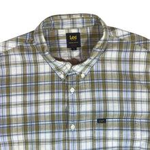 Load image into Gallery viewer, Early 00&#39;s LEE &quot;Regular Fit&quot; Plaid Check Long Sleeve Cotton Button-Up Shirt
