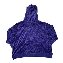 Load image into Gallery viewer, CROFT &amp; BARROW Y2K Classic Basic Essential Velvet Velour Zip Hooded Tracksuit Top
