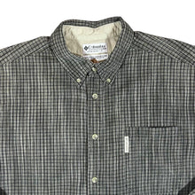 Load image into Gallery viewer, Vintage COLUMBIA Grey Mix Check Cotton Long Sleeve Button-Up Shirt
