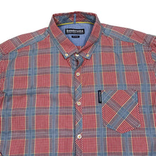 Load image into Gallery viewer, LAMBRETTA Carnaby Street London Classic Mod Check Long Sleeve Button-Up Cotton Shirt
