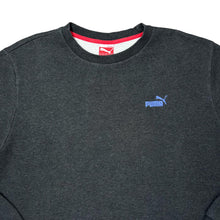 Load image into Gallery viewer, PUMA Classic Essential Embroidered Mini Logo Spellout Crewneck Sweatshirt
