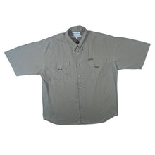 Load image into Gallery viewer, Vintage Columbia Sportswear Brown Outdoor Utility Hiking Cotton Button-Up Shirt
