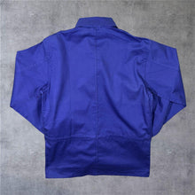 Load image into Gallery viewer, Early 00's Morava-Zlin Czech French Chore Worker Style Blue Button Cotton Jacket
