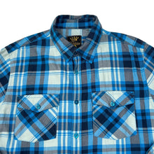 Load image into Gallery viewer, Early 00’s FISHBONE Hip Hop Plaid Check Long Sleeve Cotton Flannel Shirt
