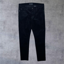 Load image into Gallery viewer, Joe Fresh Slim Fit Low Rise Black Corduroy Cord Trousers
