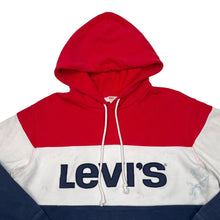 Load image into Gallery viewer, LEVI’S Colour Block Embroidered Big Spellout Pullover Hoodie
