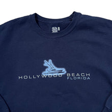 Load image into Gallery viewer, HOLLYWOOD BEACH "Florida" Souvenir Spellout Graphic Crewneck Sweatshirt
