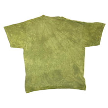 Load image into Gallery viewer, Vintage THE MOUNTAIN (2001) Lizard Reptile Wildlife Graphic Green Tie Dye T-Shirt
