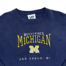 Load image into Gallery viewer, Vintage 90's Lee Sport MICHIGAN WOLVERINES Embroidered College Crewneck Sweatshirt
