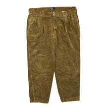 Load image into Gallery viewer, Vintage POLO RALPH LAUREN Polo Cords Made In USA Brown Jumbo Cord Baggy Trousers
