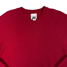 Load image into Gallery viewer, Vintage 90&#39;s LEE Midweight Cotton Blend Made In USA Red Crewneck Sweatshirt
