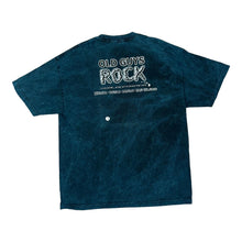 Load image into Gallery viewer, Deadstock HAWAIIAN LAVA &quot;Old Guys Rock&quot; Souvenir Spellout Graphic Tie Dye T-Shirt
