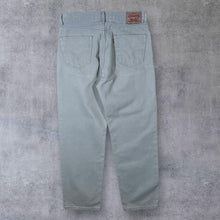 Load image into Gallery viewer, Vintage Levi&#39;s 550 Relaxed Fit Tapered Leg Light Grey Cotton Denim Jeans
