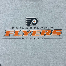 Load image into Gallery viewer, Vintage Bulletin NHL Philadelphia Flyers Ice Hockey Grey Crewneck Sweatshirt

