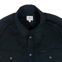 Load image into Gallery viewer, Early 00&#39;s CALVIN KLEIN CK JEANS Classic Black Cotton Short Sleeve Shirt
