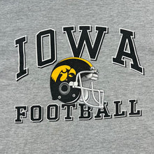 Load image into Gallery viewer, Vintage 90&#39;s Time Out NCAA IOWA FOOTBALL Hawkeyes College Sports Spellout Graphic T-Shirt

