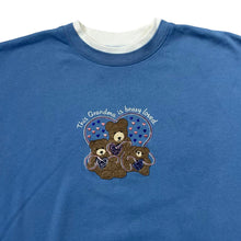 Load image into Gallery viewer, Vintage THIS GRANDMA IS BEARY LOVED Novelty Embroidered Cottage Core Sweatshirt
