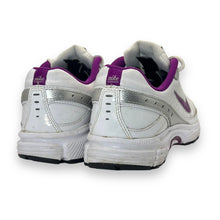 Load image into Gallery viewer, NIKE DART 8 White Silver Purple Running Sneakers Trainers Shoes
