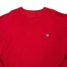 Load image into Gallery viewer, Early 00&#39;s FILA Classic Embroidered Mini Patch Logo Crewneck Sweatshirt
