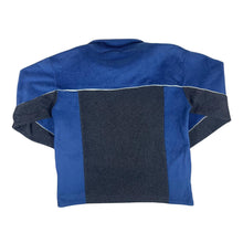 Load image into Gallery viewer, Vintage Grey Blue Colour Block 1/4 Zip Pullover Fleece Sweatshirt
