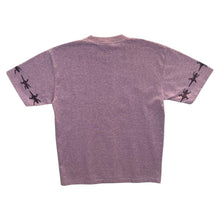 Load image into Gallery viewer, Vintage K.LEE Lizard Cave Art Spiral Graphic Burgundy T-Shirt
