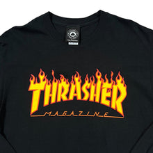 Load image into Gallery viewer, THRASHER MAGAZINE Classic Flame Logo Spellout Skater Graphic Long Sleeve T-Shirt
