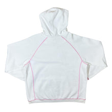 Load image into Gallery viewer, Early 00&#39;s Big Dogs Embroidered Spellout White Pink Pullover Hoodie
