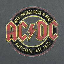 Load image into Gallery viewer, AC/DC &quot;High Voltage Rock N Roll&quot; Graphic Spellout Hard Rock Band T-Shirt
