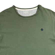 Load image into Gallery viewer, TIMBERLAND &quot;Slim Fit&quot; Classic Basic Embroidered Mini Logo Short Sleeve Cotton T-Shirt
